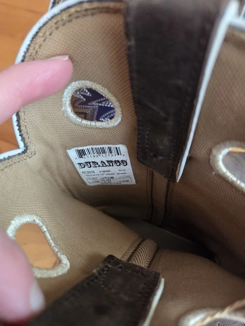 Durango Kids Purple and Brown Western Pull-On Boots